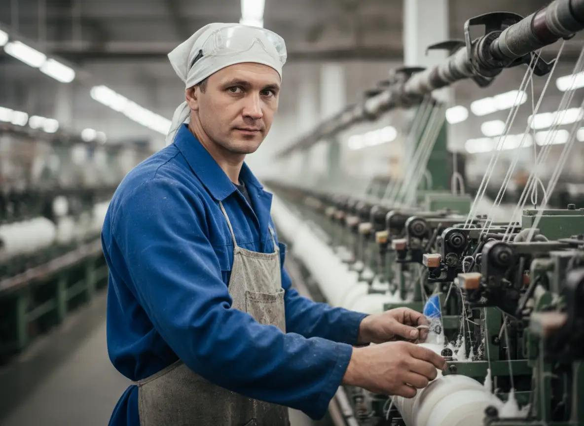 Удостоверение раскатчика ткани