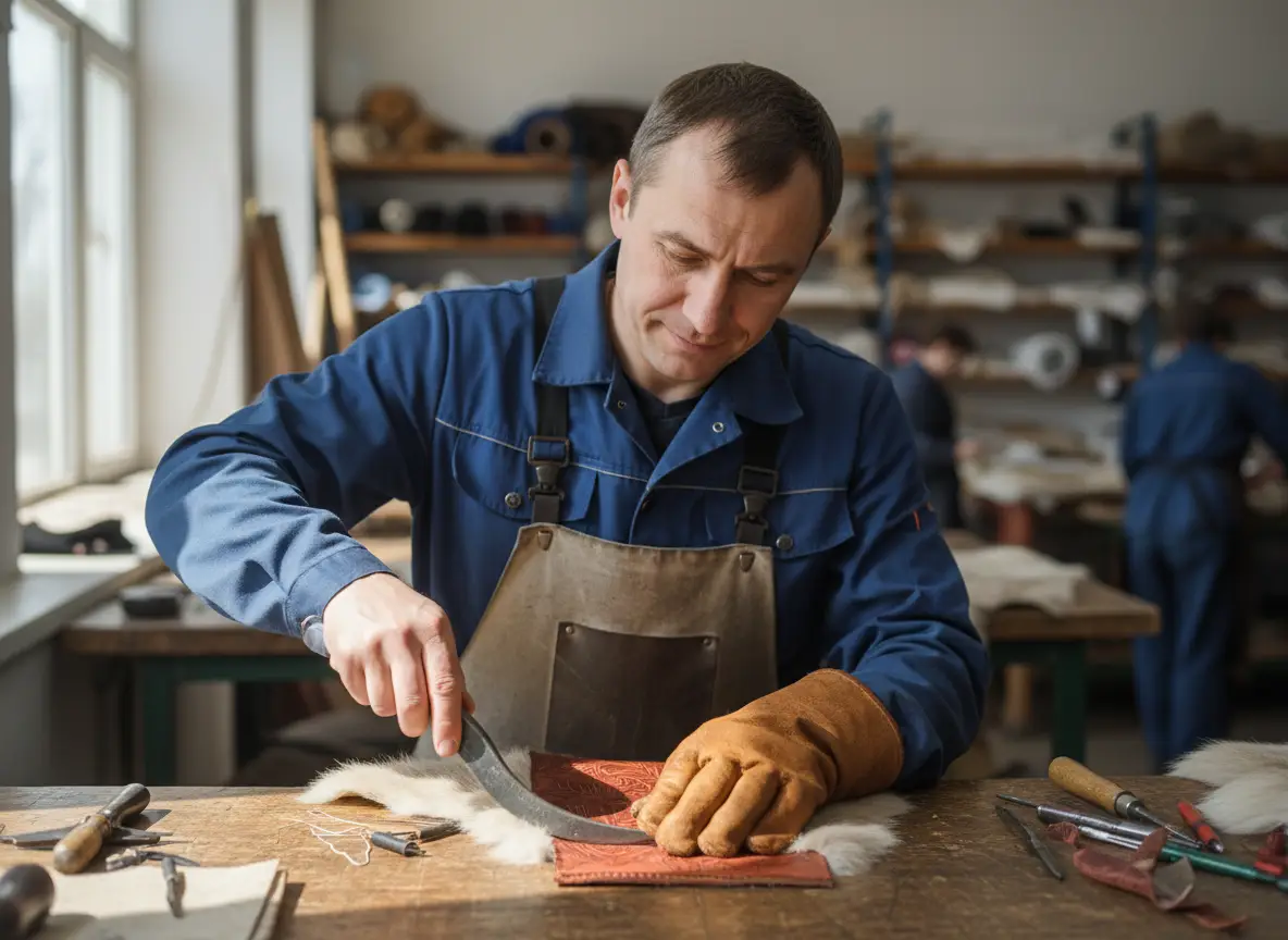 Удостоверение выравнивальщика кожаных деталей