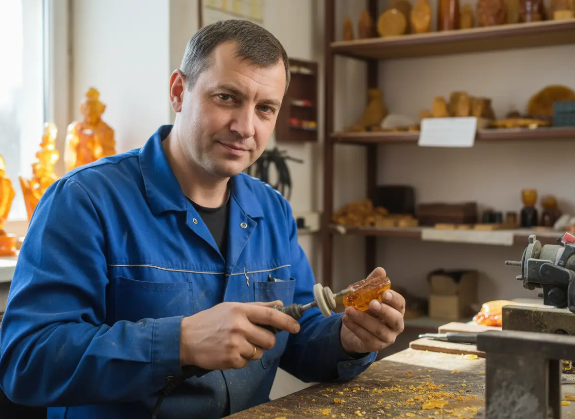 Удостоверение заготовщика янтаря