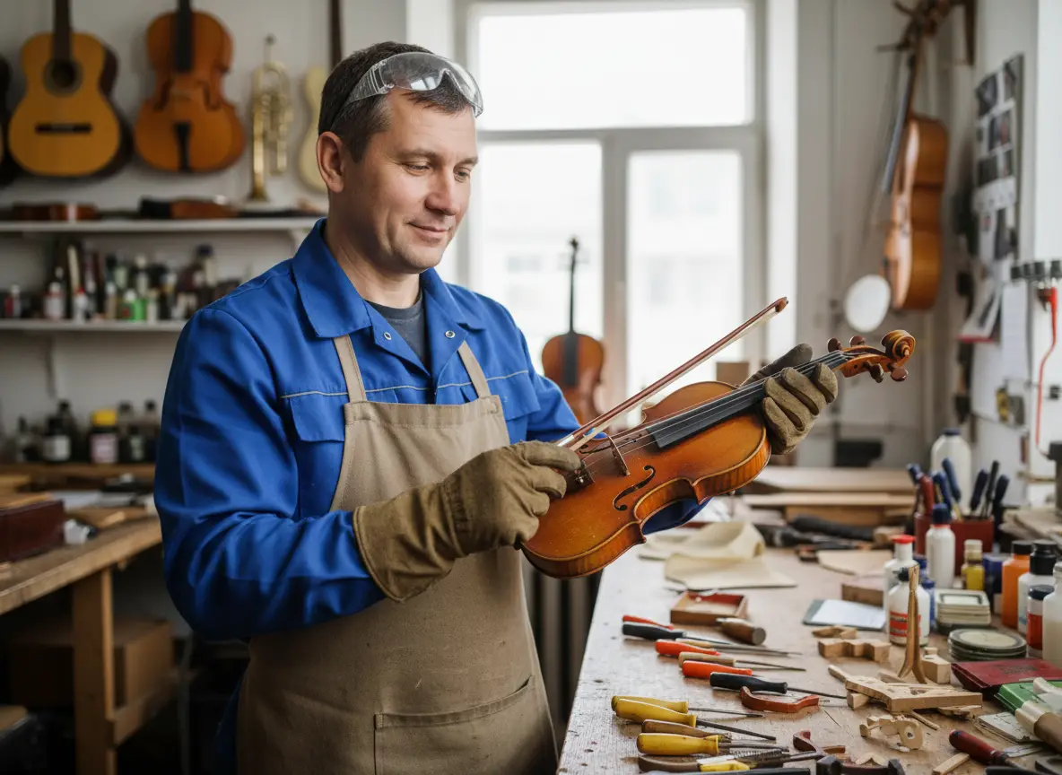 Удостоверение реставратора ударных инструментов